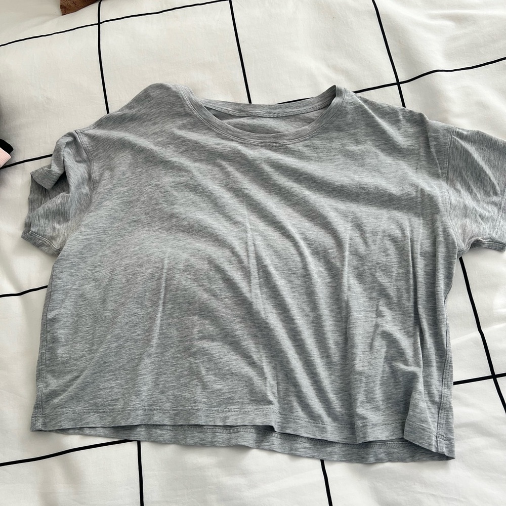 LULU LEMON Gray Women's Top medium
